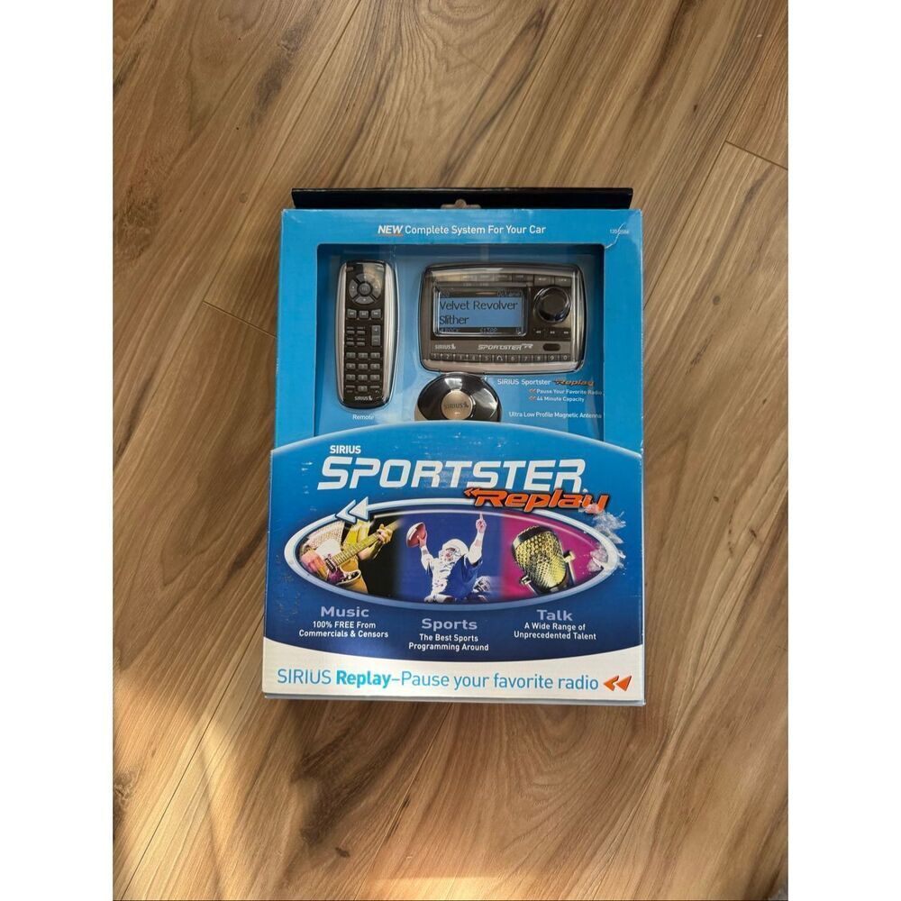 New SIRIUS Sportster REPLAY SP-R2 Radio + Vehicle Kit  sp-tk2R spr2 PRE FCC87.7